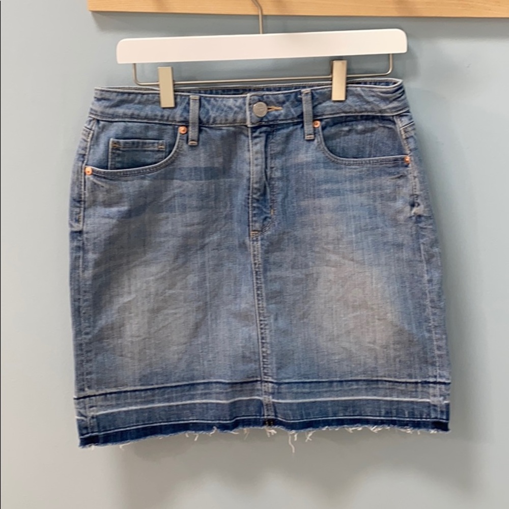 Loft Petite Denim Skirt